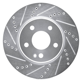 DFC® - Premium Drilled and Slotted Front Driver Side Brake Rotor
