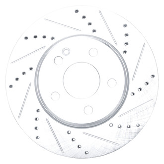 DFC® - Premium Drilled and Slotted Front Passenger Side Brake Rotor