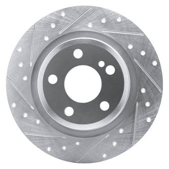 DFC® - Premium Drilled and Slotted Rear Driver Side Brake Rotor