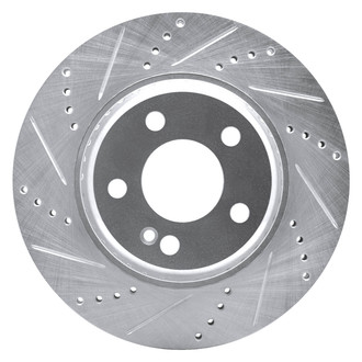 DFC® - Premium Drilled and Slotted Rear Driver Side Brake Rotor