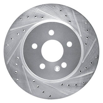 DFC® - Premium Drilled and Slotted Front Passenger Side Brake Rotor