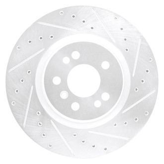 DFC® - Premium Drilled and Slotted Front Passenger Side Brake Rotor