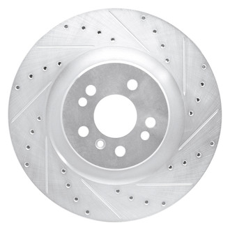 DFC® - Premium Drilled and Slotted Front Passenger Side Brake Rotor