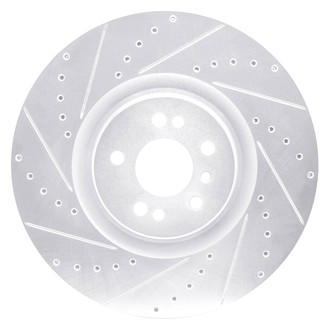 DFC® - Premium Drilled and Slotted Front Driver Side Brake Rotor