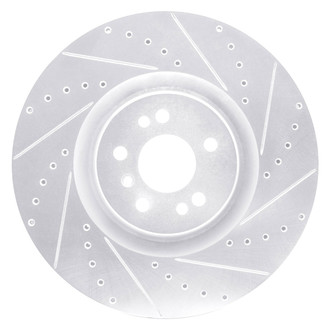 DFC® - Premium Drilled and Slotted Front Passenger Side Brake Rotor