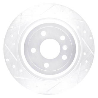 DFC® - Premium Drilled and Slotted Rear Driver Side Brake Rotor