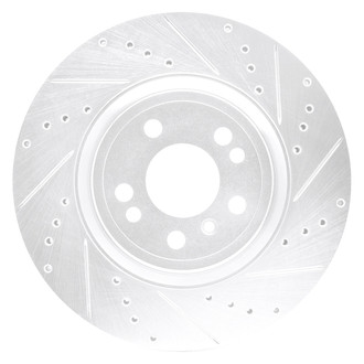DFC® - Premium Drilled and Slotted Front Passenger Side Brake Rotor