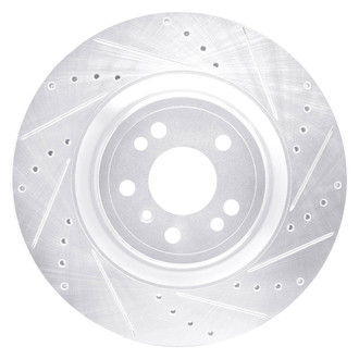DFC® - Premium Drilled and Slotted Front Passenger Side Brake Rotor