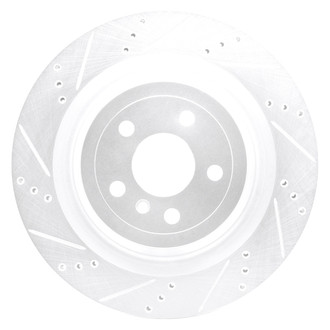 DFC® - Premium Drilled and Slotted Rear Driver Side Brake Rotor