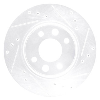 DFC® - Premium Drilled and Slotted Front Passenger Side Brake Rotor