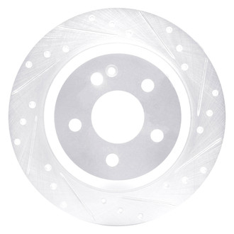 DFC® - Premium Drilled and Slotted Rear Passenger Side Brake Rotor