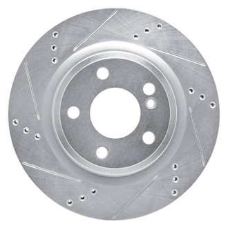 DFC® - Premium Drilled and Slotted Rear Driver Side Brake Rotor