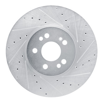 DFC® - Premium Drilled and Slotted Front Passenger Side Brake Rotor