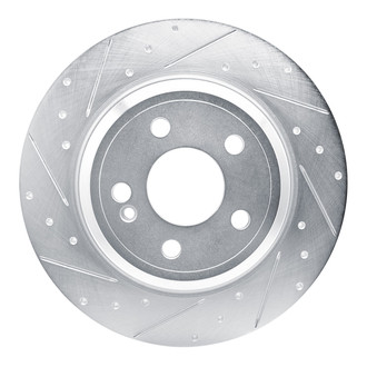 DFC® - Premium Drilled and Slotted Rear Driver Side Brake Rotor