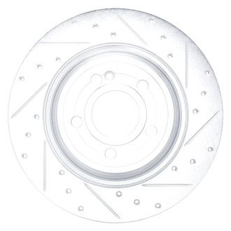 DFC® - Premium Drilled and Slotted Rear Passenger Side Brake Rotor