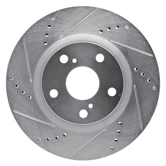 DFC® - Premium Drilled and Slotted Front Brake Rotor