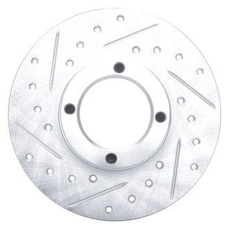 DFC® - Premium Drilled and Slotted Front Driver Side Brake Rotor