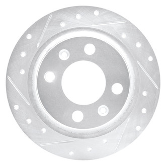 DFC® - Premium Drilled and Slotted Rear Driver Side Brake Rotor