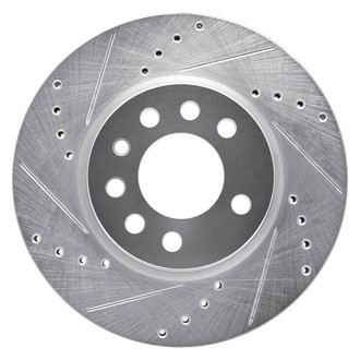 DFC® - Premium Drilled and Slotted Front Driver Side Brake Rotor