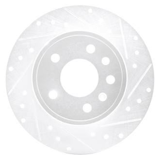 DFC® - Premium Drilled and Slotted Rear Passenger Side Brake Rotor