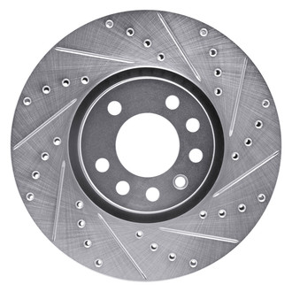 DFC® - Premium Drilled and Slotted Front Passenger Side Brake Rotor
