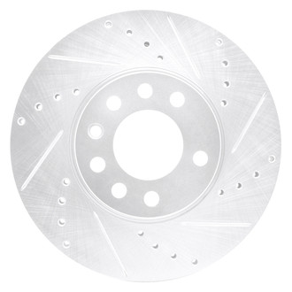 DFC® - Premium Drilled and Slotted Front Passenger Side Brake Rotor