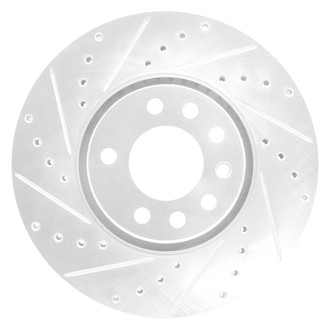 DFC® - Premium Drilled and Slotted Front Driver Side Brake Rotor