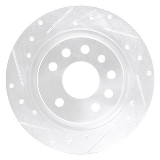 DFC® - Premium Drilled and Slotted Rear Driver Side Brake Rotor