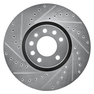 DFC® - Premium Drilled and Slotted Front Driver Side Brake Rotor