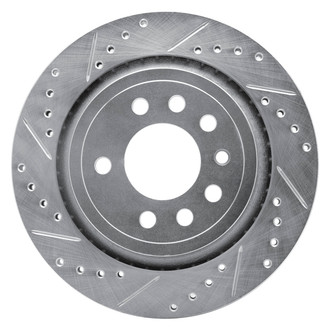 DFC® - Premium Drilled and Slotted Rear Driver Side Brake Rotor