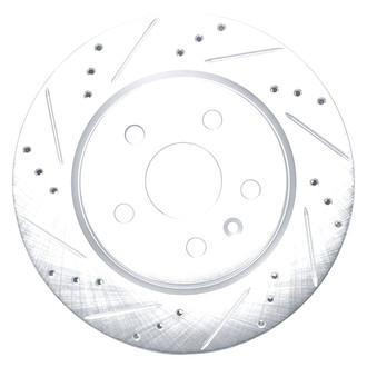 DFC® - Premium Drilled and Slotted Rear Driver Side Brake Rotor