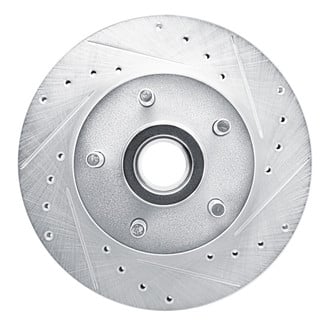 DFC® - Premium Drilled and Slotted Front Passenger Side Brake Rotor