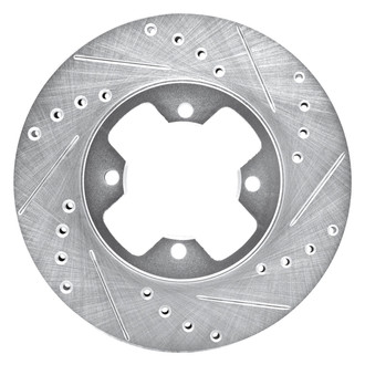 DFC® - Premium Drilled and Slotted Front Passenger Side Brake Rotor