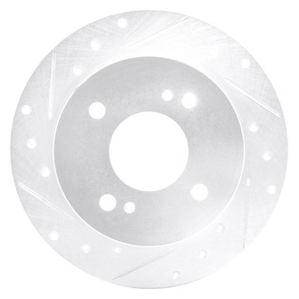DFC® - Premium Drilled and Slotted Rear Driver Side Brake Rotor