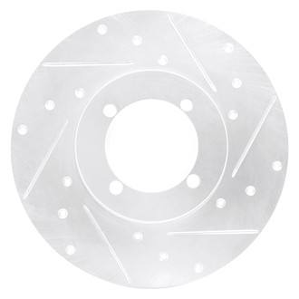 DFC® - Premium Drilled and Slotted Front Passenger Side Brake Rotor