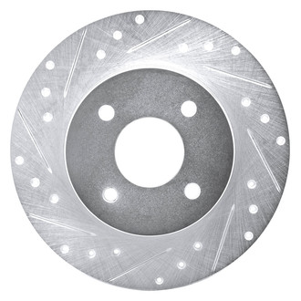 DFC® - Premium Drilled and Slotted Rear Driver Side Brake Rotor
