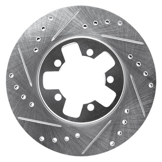 DFC® - Premium Drilled and Slotted Front Driver Side Brake Rotor