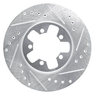 DFC® - Premium Drilled and Slotted Front Passenger Side Brake Rotor