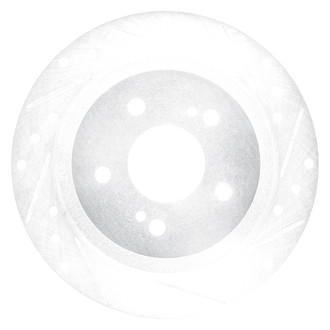 DFC® - Premium Drilled and Slotted Rear Passenger Side Brake Rotor