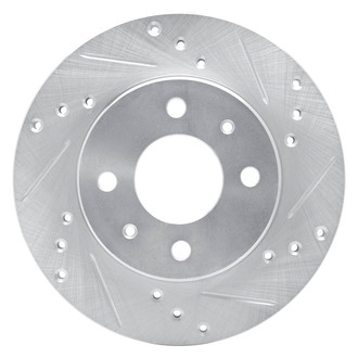 DFC® - Premium Drilled and Slotted Front Passenger Side Brake Rotor