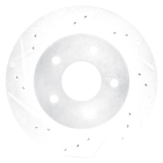 DFC® - Premium Drilled and Slotted Rear Driver Side Brake Rotor