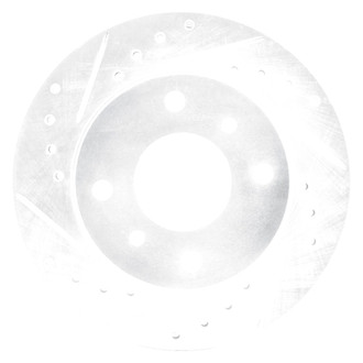 DFC® - Premium Drilled and Slotted Front Driver Side Brake Rotor