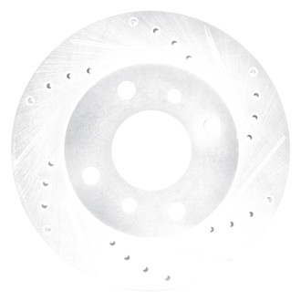 DFC® - Premium Drilled and Slotted Front Passenger Side Brake Rotor