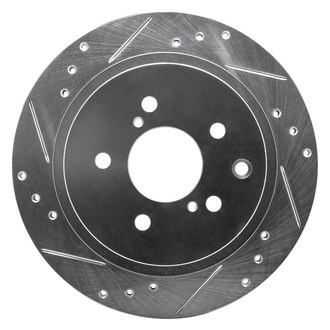 DFC® - Premium Drilled and Slotted Rear Driver Side Brake Rotor