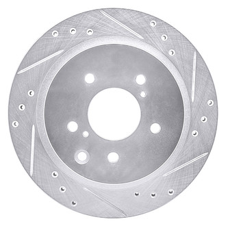 DFC® - Premium Drilled and Slotted Rear Passenger Side Brake Rotor