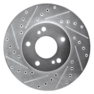 DFC® - Premium Drilled and Slotted Front Driver Side Brake Rotor
