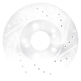 DFC® - Premium Drilled and Slotted Front Passenger Side Brake Rotor