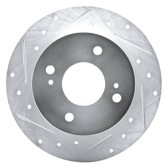 DFC® - Premium Drilled and Slotted Rear Driver Side Brake Rotor