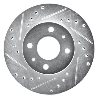 DFC® - Premium Drilled and Slotted Front Driver Side Brake Rotor