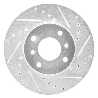 DFC® - Premium Drilled and Slotted Front Passenger Side Brake Rotor